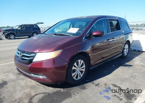 2014 Honda Odyssey Ex-L from USA, damaged, VIN 5FNRL5H68EB119783